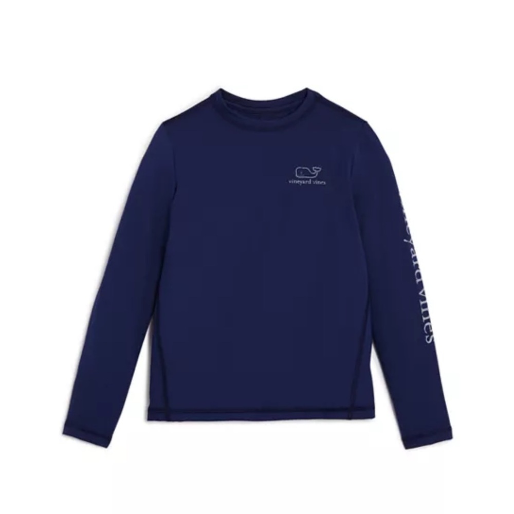 Vineyard Vines Toddler Boys' Solid Rash Guard